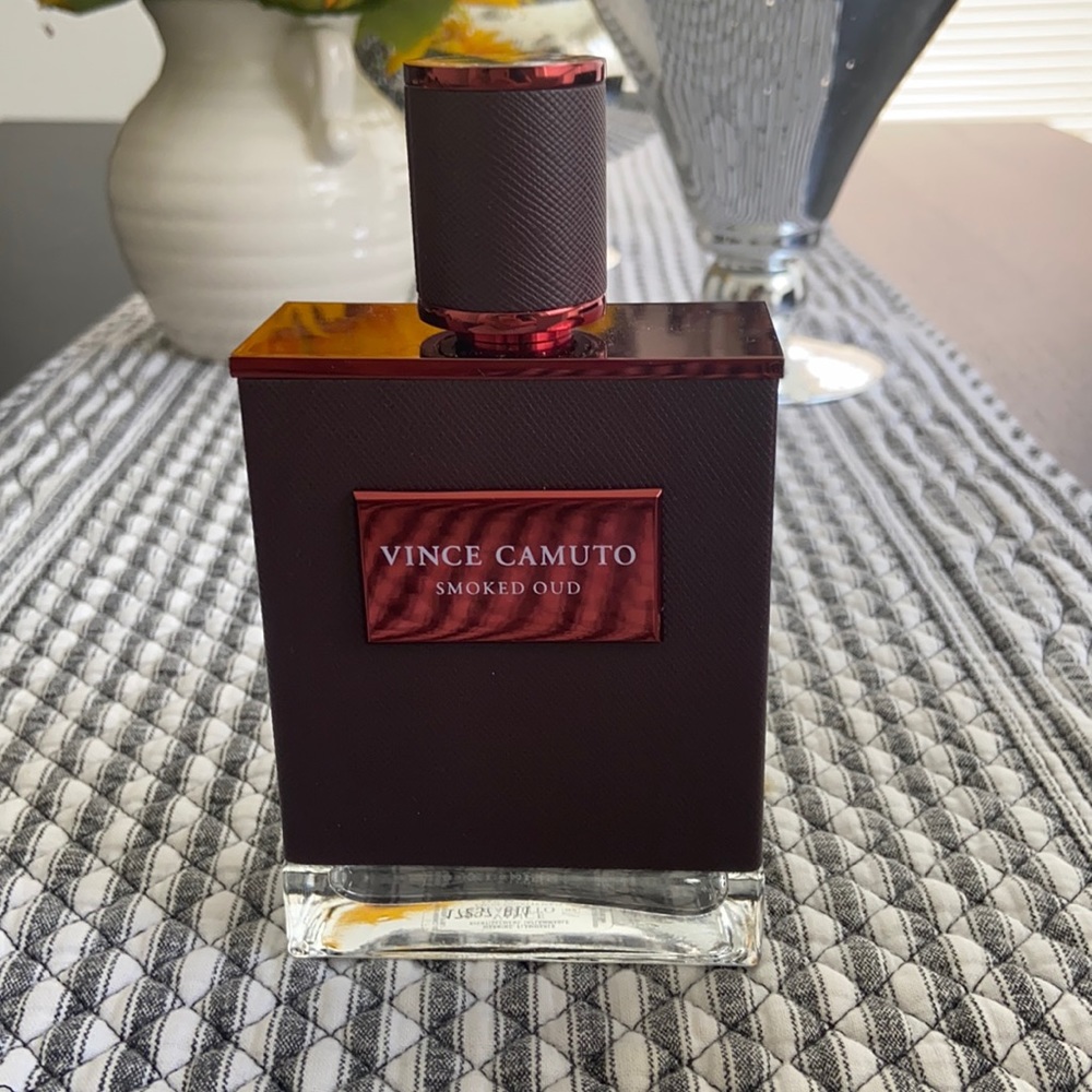 Empty Vimce Camuto perfume bottle